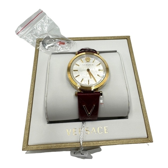 VERSACE Medusa Women’s Quartz Silver Ladies Watch Yellow-Gold Tone VELS00519 NIB main image 13